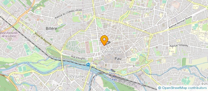 localisation de l'entreprise LARROUY AUDITION à PAU
