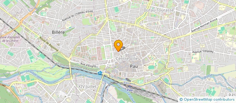 localisation de l'entreprise LARROUY AUDITION MIDI-PYRENEES à PAU