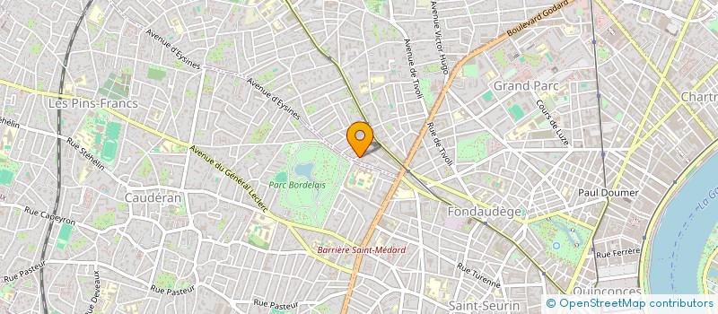 localisation de l'entreprise LARRUE ET ASSOCIES  LE BOUSCAT