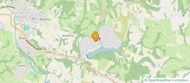 localisation de l'entreprise LARRUN à SAINT-PEE-SUR-NIVELLE