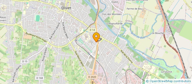 localisation de l'entreprise LARRY SERVICES à OLIVET