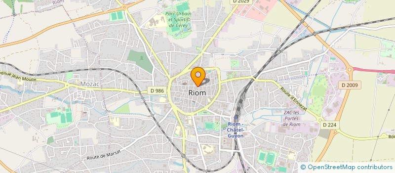 localisation de l'entreprise LARS  RIOM