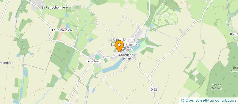 localisation de l'entreprise LARS EN SCENE  SAINT-MARTIN-LARS-EN-SAINTE-HERMINE