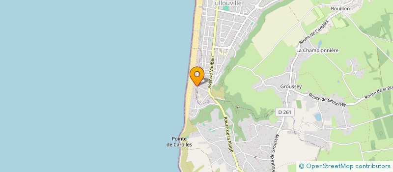 localisation de l'entreprise LARS INVEST  GLANVILLE