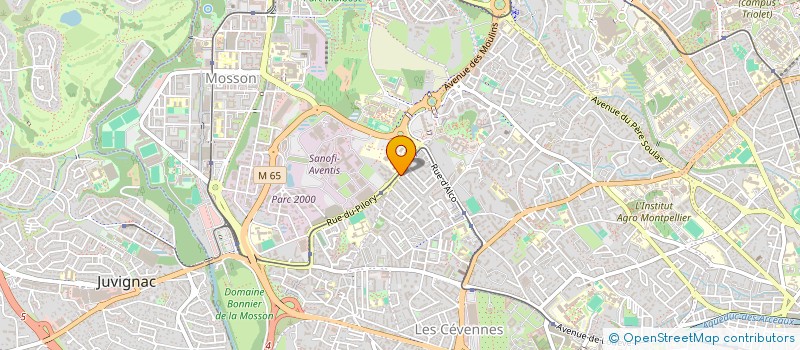localisation de l'entreprise LARSEN à MONTPELLIER