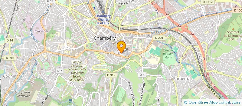 localisation de l'entreprise LARSEN  CHAMBERY