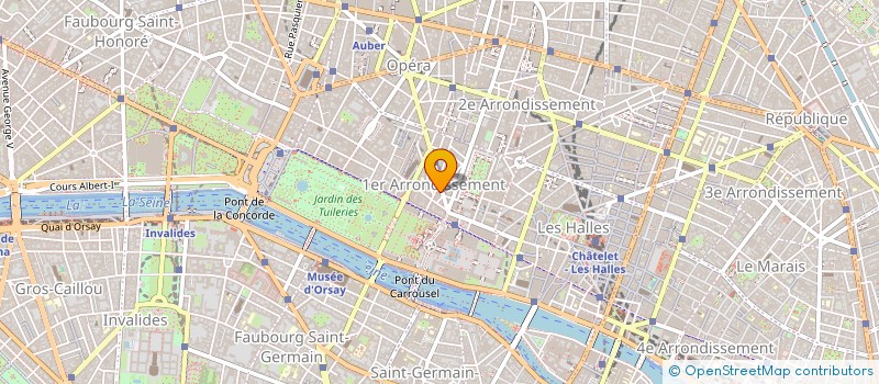 localisation de l'entreprise LARSEN ET DANGLADE à PARIS