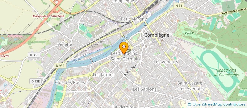 localisation de l'entreprise LARSEN MUTIN  COMPIEGNE