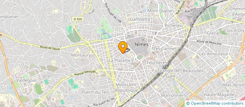 localisation de l'entreprise LARSEN PRODUCTIONS ASSOCIATION  NIMES