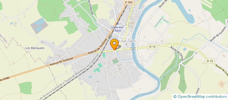 localisation de l'entreprise LARSIX à LISLE-SUR-TARN