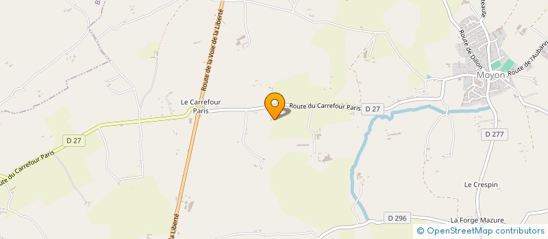 localisation de l'entreprise LARSONNEUR KEVIN  MOYON VILLAGES