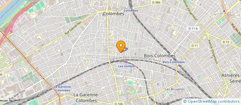 localisation de l'entreprise LART YAZIGI à COLOMBES