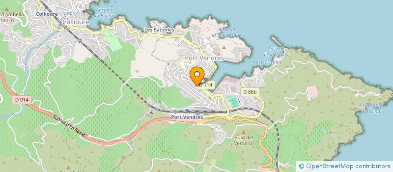 localisation de l'entreprise LARTA  PORT-VENDRES