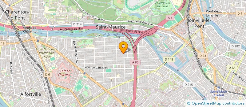 localisation de l'entreprise LARTEX à MAISONS-ALFORT