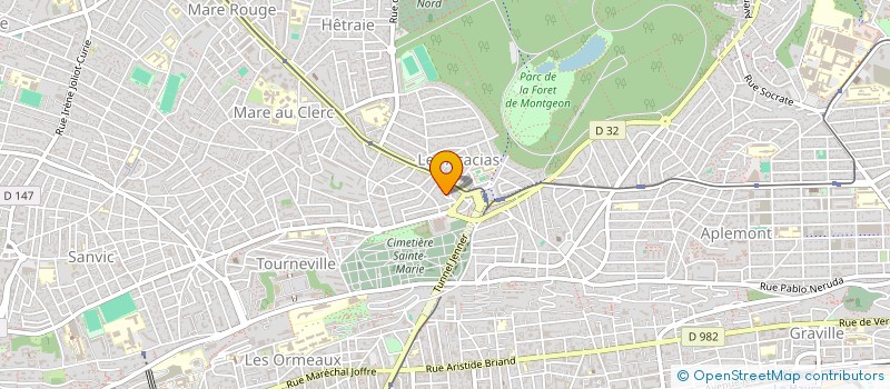 localisation de l'entreprise LARTIGUE EXPRESS  LE HAVRE