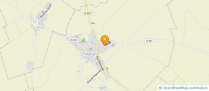 localisation de l'entreprise LARTIGUE EXPRESS  MATIGNY