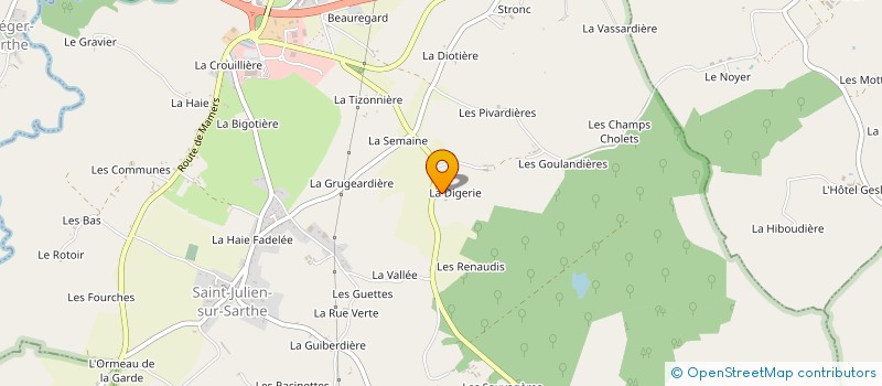 localisation de l'entreprise LARTISAN DU PERCHE à LE PLANTIS