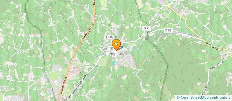 localisation de l'entreprise LARUCHE  SAINT-ROMAIN-EN-VIENNOIS