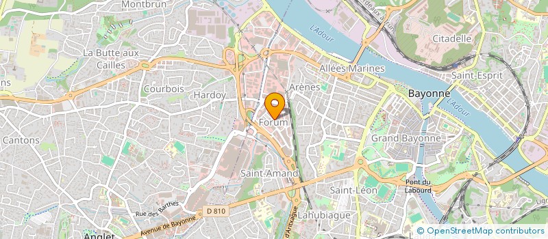 localisation de l'entreprise LARUCHE à BAYONNE