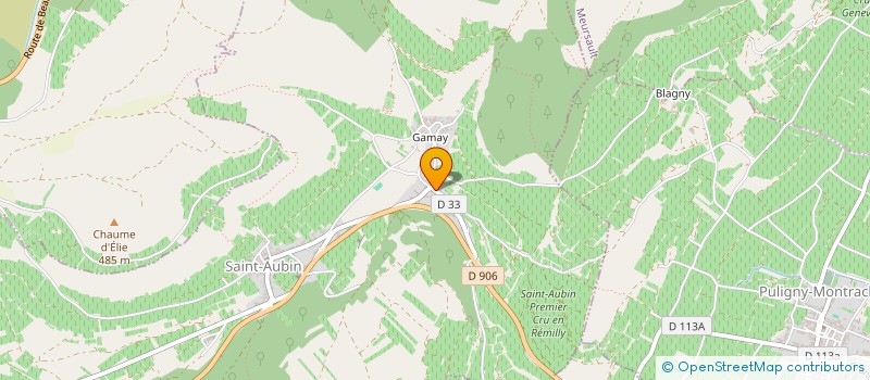 localisation de l'entreprise LARUE à SAINT-AUBIN