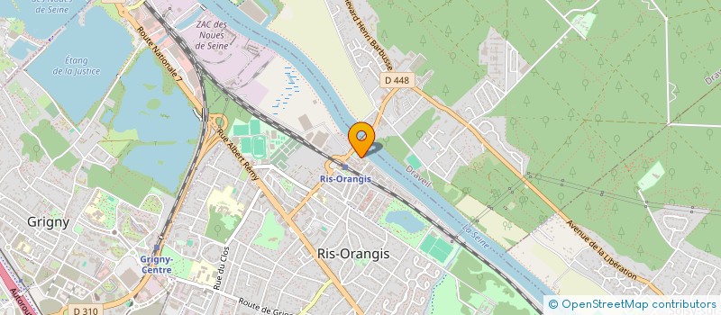 localisation de l'entreprise LARUE ET COMPAGNIE à RIS-ORANGIS