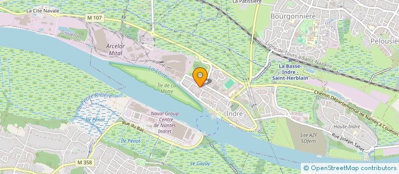 localisation de l'entreprise LARUS  INDRE