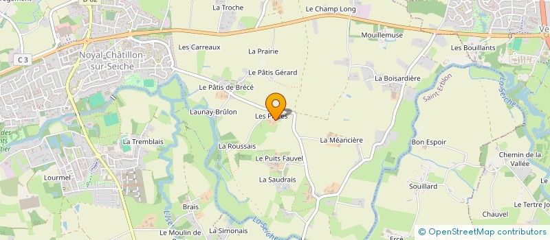 localisation de l'entreprise LARVOR BSR  NOYAL-CHATILLON-SUR-SEICHE