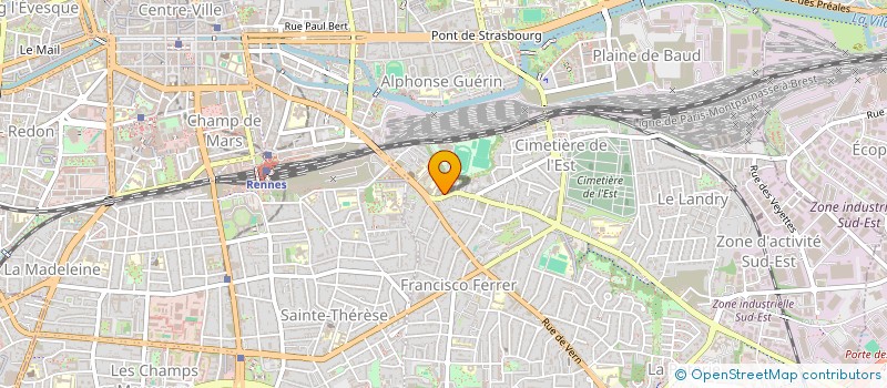 localisation de l'entreprise LARVOR ELEC  RENNES