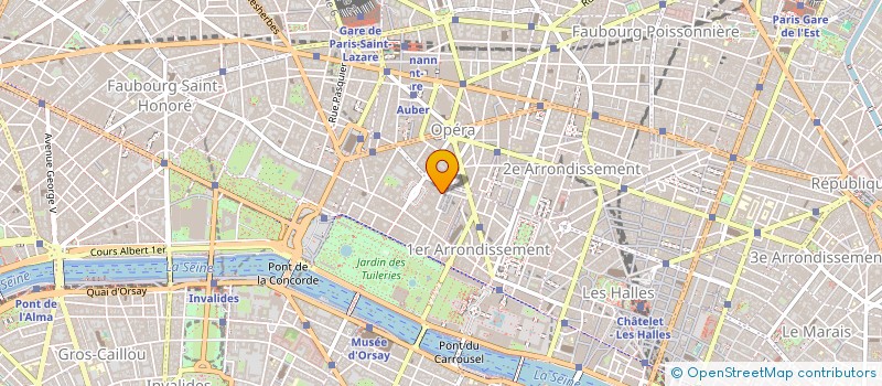 localisation de l'entreprise LARVY DE LA RIVIERE à PARIS