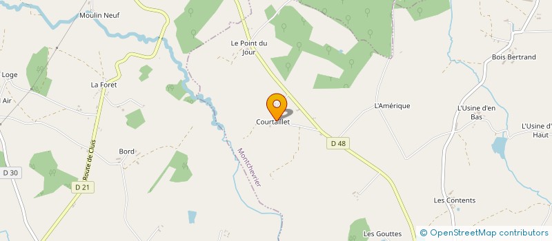 localisation de l'entreprise LARYMES à MONTCHEVRIER
