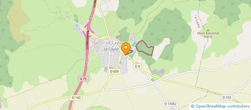 localisation de l'entreprise LARZAC VILLAGE D'EUROPE  LE CAYLAR