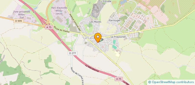 localisation de l'entreprise LARZAFEST  LA CAVALERIE