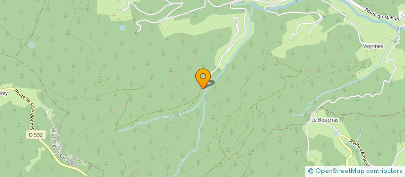 localisation de l'entreprise LARZALIER  SAINT-SYMPHORIEN-DE-MAHUN