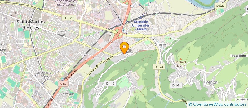 localisation de l'entreprise LARZEN  GIERES