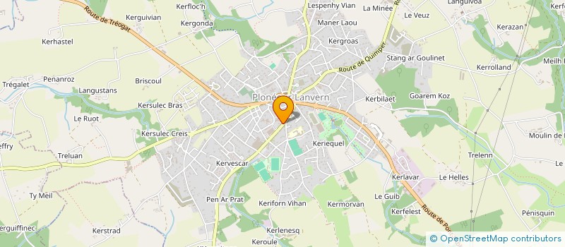 localisation de l'entreprise LARZUL à PLONEOUR-LANVERN