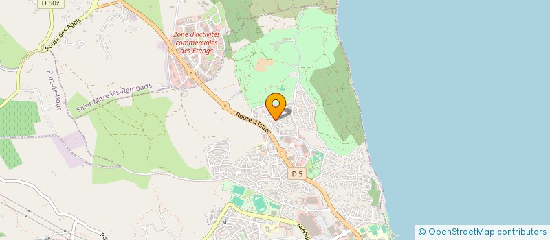 localisation de l'entreprise LAS 3 MARIAS  MARTIGUES