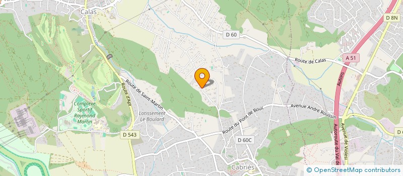 localisation de l'entreprise LAS  CABRIES