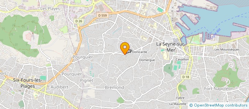 localisation de l'entreprise LAS à LA SEYNE-SUR-MER