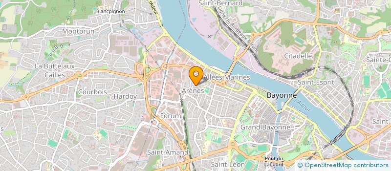 localisation de l'entreprise LAS à BAYONNE