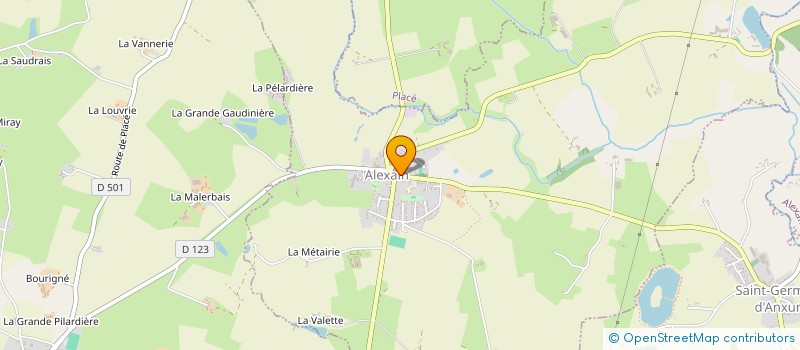 localisation de l'entreprise LAS  SAINT-JEAN-SUR-MAYENNE