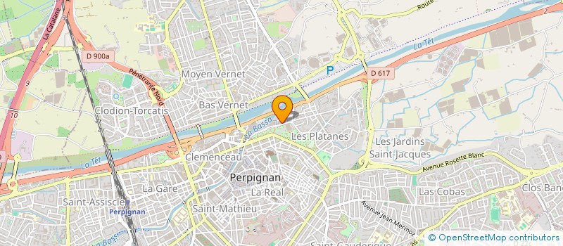 localisation de l'entreprise LAS AIRES  PERPIGNAN