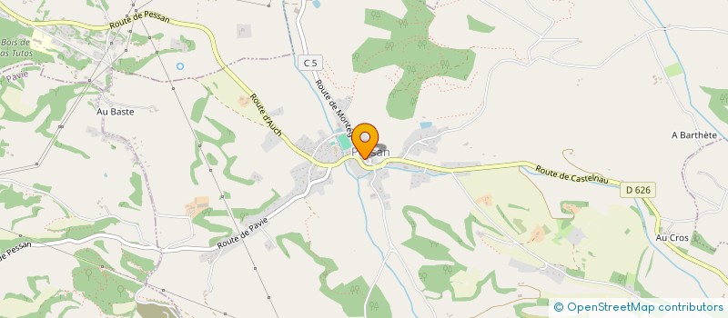 localisation de l'entreprise LAS ANCLAS  PESSAN