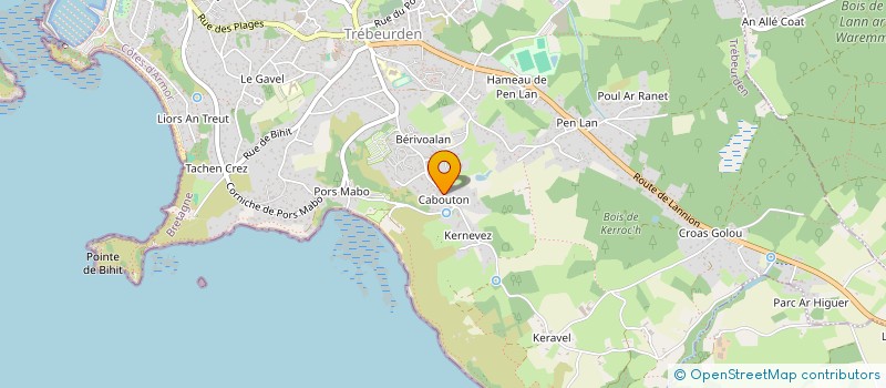 localisation de l'entreprise LAS ARMONIAS  TREBEURDEN