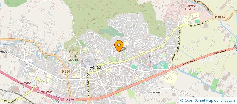 localisation de l'entreprise LAS BANDIDAS DE LA LUNA à HYERES