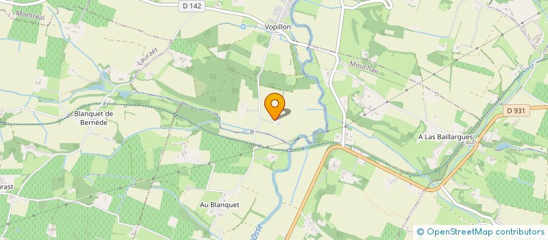 localisation de l'entreprise LAS BRANES SALVANDY  CASSAIGNE