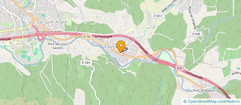 localisation de l'entreprise LAS CABRITAS  LE THOLONET