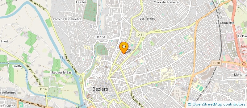 localisation de l'entreprise LAS CALANDRETAS BESIERENCAS à BEZIERS