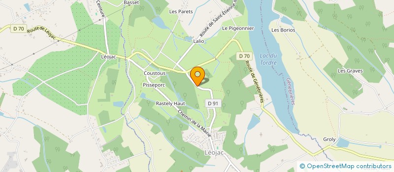 localisation de l'entreprise LAS CANT'HILHAS  MONCLAR-DE-QUERCY