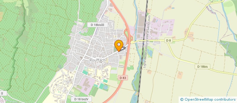 localisation de l'entreprise LAS CASITAS  ROUFFACH