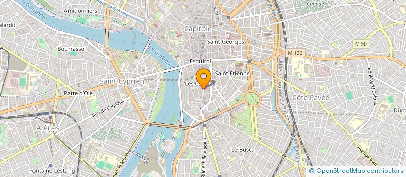 localisation de l'entreprise LAS CAZES HOLDING  TOULOUSE